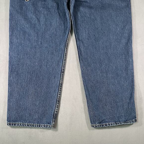 Levi’s 550 Relaxed Fit Tapered Leg Blue Jeans Big & Tall Mens 44x28 Denim Cotton - Picture 7 of 9